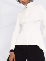 Thumbnail for your product : Wolford Thelma ribbed-knit cardigan