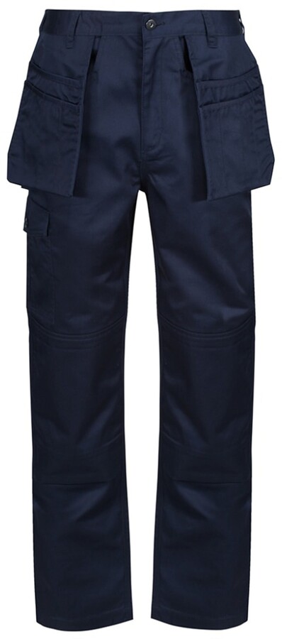 Regatta Mens Trouser Workwear Action Hiking Work Cargo Lightweight Pant Navy 