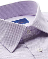 Thumbnail for your product : David Donahue Men's Regular-Fit Micro-Gingham Dress Shirt with French Cuffs