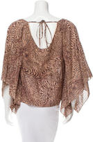 Thumbnail for your product : Alice + Olivia Silk Printed Top