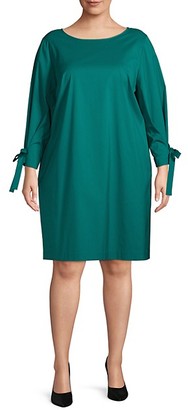 plus size teal dresses with sleeves
