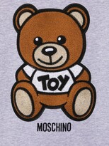 Thumbnail for your product : MOSCHINO BAMBINO embroidered-teddy T-shirt dress