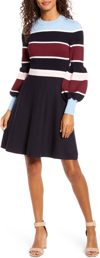 colorblock midi dress 1901