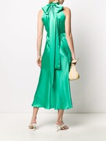 Thumbnail for your product : Saloni Halterneck Silk Dress