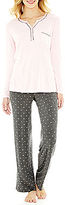 Thumbnail for your product : Liz Claiborne Long-Sleeve Pajama Set - Petite