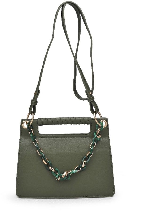 ELOQUII Resin Chain Crossbody Bag - ShopStyle