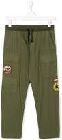 Thumbnail for your product : Diesel Kids logo patch cargo trousers