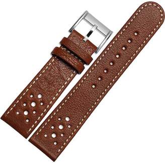 MSTRE NP65 20mm/ Calfskin Leather Watch Band Suitable For Men's Citizen Watches