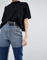 Thumbnail for your product : Cheap Monday Mom Jean with Colour Block Wash