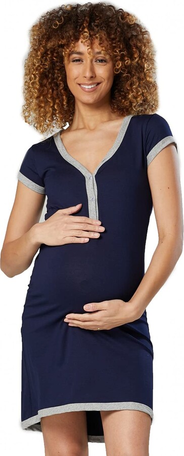 Women's Maternity Nursing Nightdress Breastfeeding Nightie 981c Zeta Ville