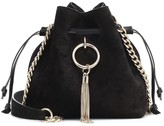 Thumbnail for your product : Jimmy Choo Callie Small suede clutch