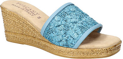 Easy Street Shoes Womens Ricci Wedge Sandals