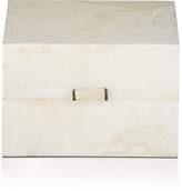 Thumbnail for your product : Ginger Brown Rock Crystal Square Box With Shagreen Handle