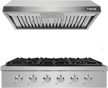 NXR Professional Ranges 2 Piece Kitchen Package with Gas Cooktop & Range Hood