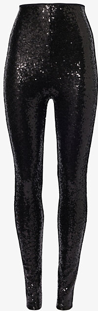 Commando Sequin Leggings (Black) Women's Clothing - ShopStyle