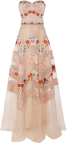 Thumbnail for your product : Temperley London Long Strapless Valencia Dress