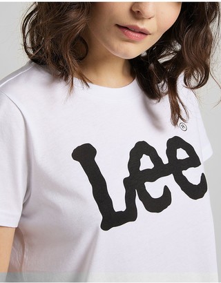 Lee Logo Tee White