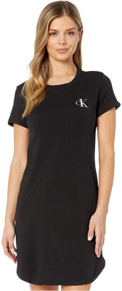 Calvin Klein Women's One Cotton Short Sleeve Nightshirt