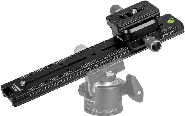 koolehaoda 240mm Professional Rail Nodal Slide Metal Quick Release Clamp,Dual Dovetail Camera Bracket Mount with Double-Sided Clamp can be Rotated...