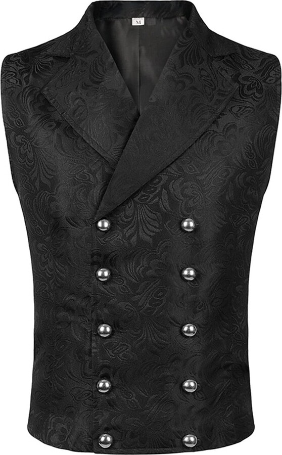Men Vest Enlision Men's Formal Vest Slim Fit Business Waistcoat