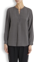 Thumbnail for your product : Joie Peterson orange printed silk blouse