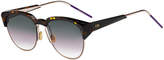 Thumbnail for your product : Christian Dior Spectral 8 Semi-Rimless Sunglasses