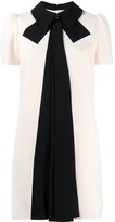 Thumbnail for your product : Elisabetta Franchi Contrasting Bow Mini Dress
