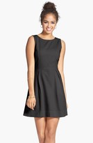 Thumbnail for your product : Frenchi Textured Cotton Fit & Flare Dress (Juniors)