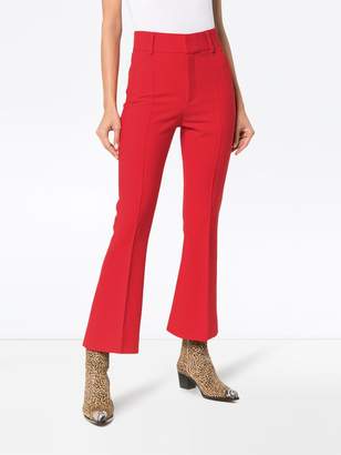 By Ti Mo kick flare suit trousers