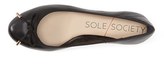 Thumbnail for your product : Sole Society 'Natalie' Leather Ballet Flat (Women)