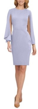 calvin klein cape dress
