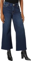 Thumbnail for your product : KUT from the Kloth Meg High-Rise Fab Ab Wide Leg Raw Hem in Exhibited (Exhibited) Women's Jeans