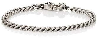 GOOD ART HLYWD Men's Curb-Chain Bracelet - Silver