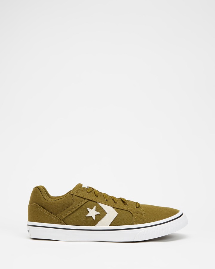 converse olive green shoes