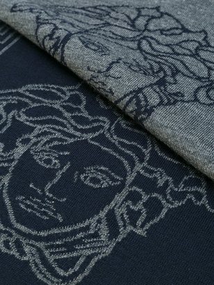 Versace Medusa Greca scarf - men - Silk/Wool - One Size