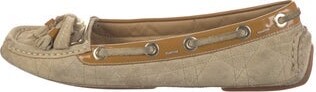 Christian Dior Suede Colorblock Pattern Loafers