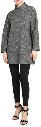 Alaia Spider Wool-Blend Knit Long-Sleeve Tunic
