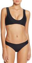 Thumbnail for your product : Tori Praver Solid Sofia Smocked Bikini Top