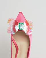 Thumbnail for your product : ASOS PAYDAY Embellished Pointed High Heels