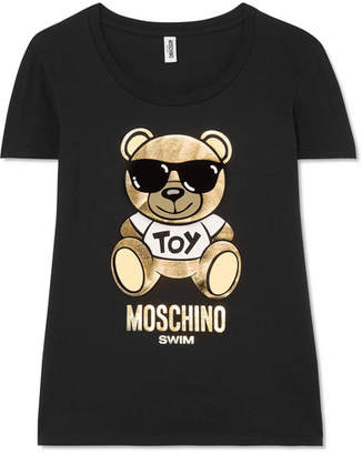 Moschino Printed Cotton-jersey T-shirt