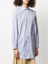 Thumbnail for your product : Ferragamo Oversized Signature Striped Shirt