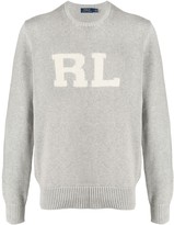 Thumbnail for your product : Polo Ralph Lauren Chest Logo Knitted Cotton Jumper