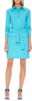 Thumbnail for your product : Michael Kors Belted Poplin Shirtdress