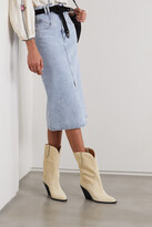 Thumbnail for your product : Isabel Marant Laxime Suede Ankle Boots - Beige - FR41