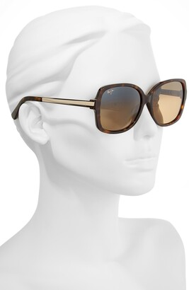 Maui Jim Melika 58mm PolarizedPlus2® Square Sunglasses