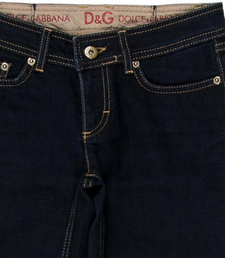 Dolce & Gabbana Cropped Low-Rise Jeans
