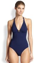 Thumbnail for your product : Tory Burch One-Piece Logo Swimsuit