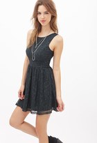 Thumbnail for your product : Forever 21 FOREVER 21+ Crisscross-Back Lace Dress