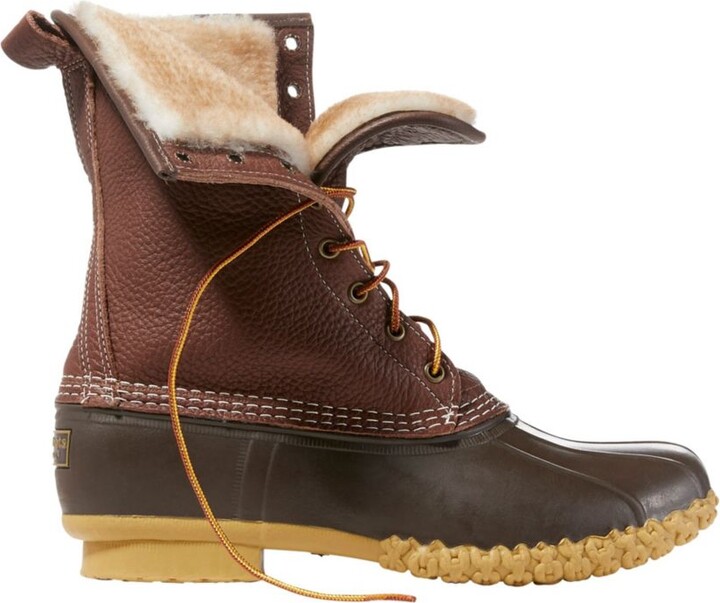 bean boots lined