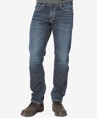 Silver Jeans Co. Co. Men's Eddie Big and Tall Relaxed Fit Jeans
